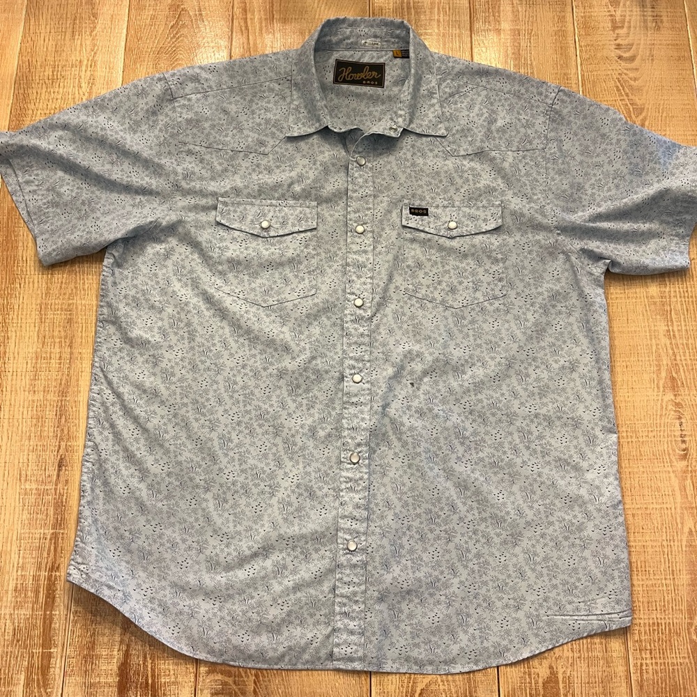 Howler Brothers Blue Casual Button Down Shirt